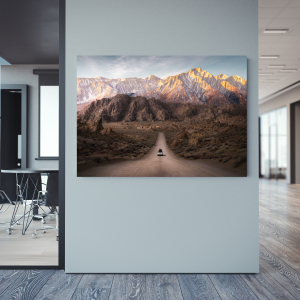 Alabama Hills print captures the adventures at sunset