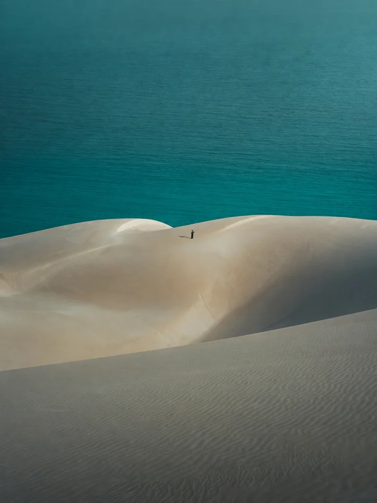socotra sand dunes midday sun